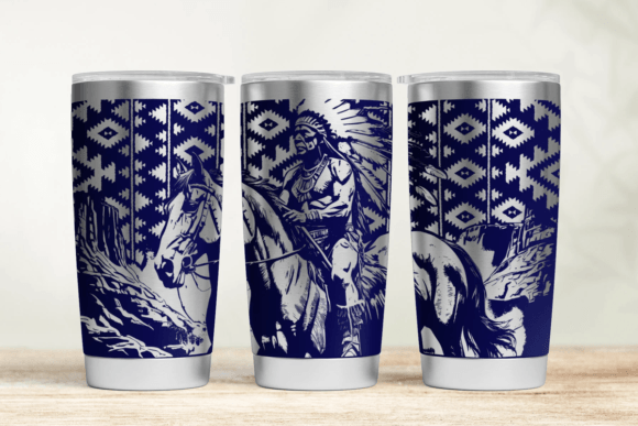 American 20oz 30oz Laser Tumbler Wrap Graphics