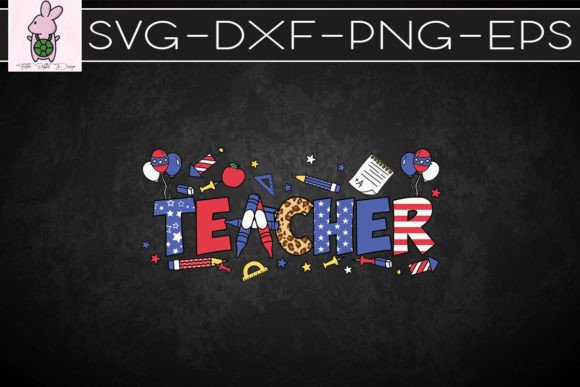 American Teacher Teacher’s Day SVG: Graphics for Crafts & Local Branding