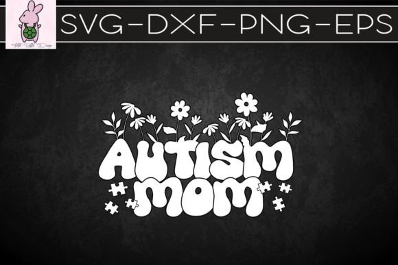 Autism Mom Retro SVG: Graphics for Crafts & Heartfelt Branding