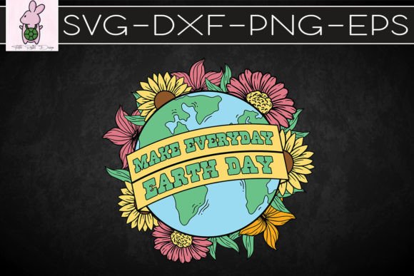 Earth Day 3 Rs Preschool SVG: Graphics for Crafts