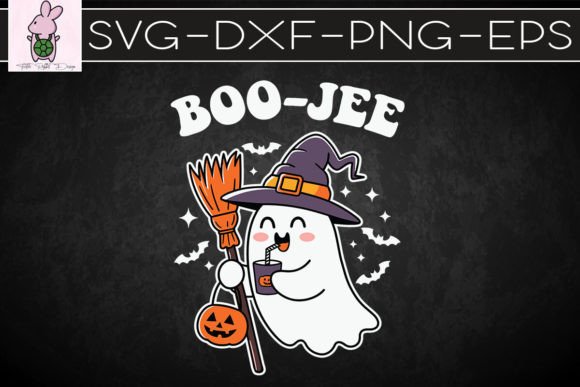Funny Boo-Jee Ghost Halloween SVG for Crafts & Graphics