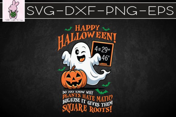 Happy Halloween Math Teacher SVG Graphics