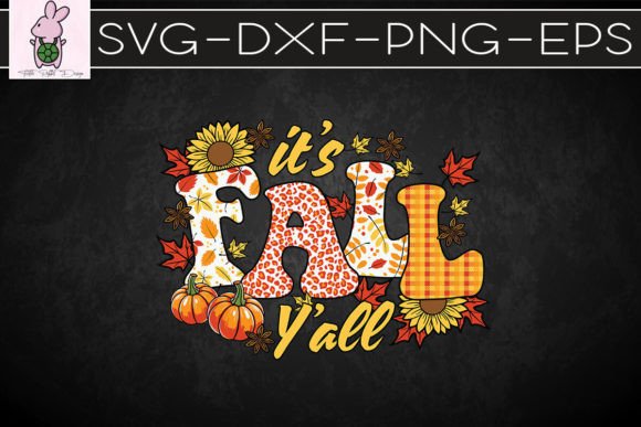 It’s Fall Y’all Halloween Pumpkin SVG Graphics