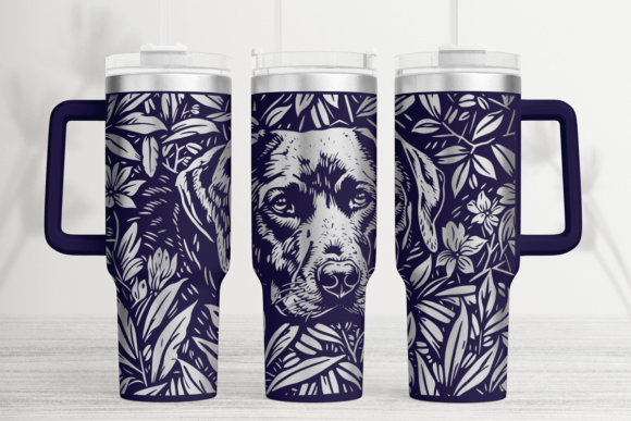 Labrador Retriever Laser Wrap Tumbler: Graphics for Tumbler Wraps