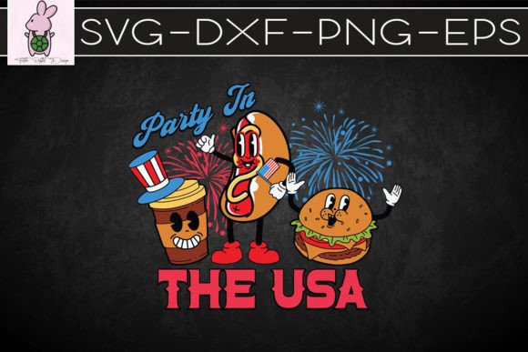 Party in the USA 4th of July Summer SVG Graphics