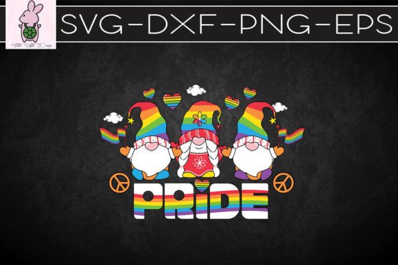 Pride Gnome LGBTQ SVG for Crafts & Graphics