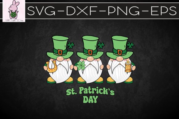 Three Gnomes St Patricks SVG: Crafts & Graphics