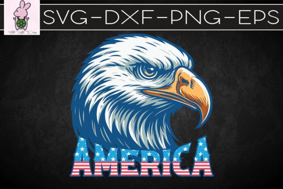 USA Patriotic Eagle SVG Graphics for Crafts