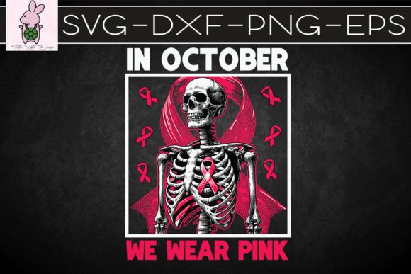We Wear Pink Breast Cancer October SVG: Graphics for Crafts & Content
