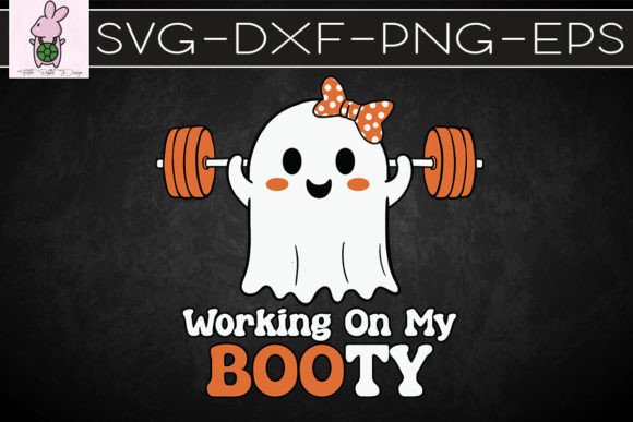 Working on My Booty Funny Halloween SVG Graphics
